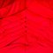 Divano componibile Togo in alcantara rossa di Michel Ducaroy, anni '2010, set di 3, Immagine 16