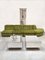 Sofá modular vintage en verde botánico, años 60. Juego de 4, Imagen 3