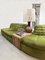 Sofá modular vintage en verde botánico, años 60. Juego de 4, Imagen 5