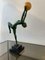 Escultura Art Déco de malabarista de bronce patinado de Le Verrier, 1940, Imagen 9