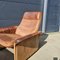 DS 50 Buffalo Neck Leather Lounge Chair and Footstool from De Sede, 1970s, Set of 2 5