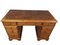 Antique Style Desk in Pine with Leather Top, 1980s 6