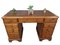 Antique Style Desk in Pine with Leather Top, 1980s 2