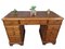 Antique Style Desk in Pine with Leather Top, 1980s, Image 2