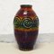 Vaso vintage colorato in ceramica, Germania Ovest, anni '70, Immagine 7
