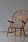 Vintage Danish Peacock Chair in Ash and Teak by Hans J. Wegner, 1960s, Image 8