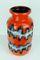 Vase Vintage Modèle 690/40 Orange avec des Motifs Abstraits de Duemler & Breiden 5