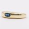 Vintage 14k Yellow Gold Ring with Oval Cut Sapphire 3