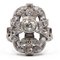 Art Deco 14k White Gold and Platinum Diamond Ring, 1930s 1