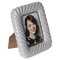 Italian Grey Ceramic and Chrome Picture Frame by Tommaso Barbi, 1970s, Image 1