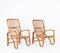 Mid-Century Italian Armchairs in Rattan and Wicker by Tito Agnoli, 1960s, Set of 2, Image 11