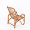 Mid-Century Italian Armchairs in Rattan and Wicker by Tito Agnoli, 1960s, Set of 2, Image 6