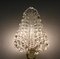 Apliques Mid-Century de cristal de Murano y hojas de latón atribuidos a Barovier, Italia, años 50. Juego de 2, Imagen 12