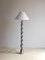 Chrome and Metal Floor Lamp 1