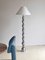 Chrome and Metal Floor Lamp 3