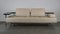 Dono 3-Seat Sofa in Thick White and Cream Cowhide by Rolf Benz 2