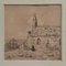 Claude Jousset, Breton Church, Drawing on Paper, 20th Century 2