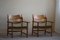 Mid-Century Modern Danish Razorblade Lounge Chairs by Henning Kjærnulf, 1950s, Set of 2 14