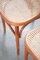 Chairs in Curved Beech Wood and Straw Seat, 1990s, Set of 34, Image 6
