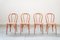 Chairs in Curved Beech Wood and Straw Seat, 1990s, Set of 34, Image 1