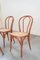 Chairs in Curved Beech Wood and Straw Seat, 1990s, Set of 34 7