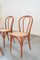 Chairs in Curved Beech Wood and Straw Seat, 1990s, Set of 34, Image 7