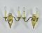 Vintage Neo-Classical Sconces in Bronze, Belgium, 1970s, Set of 2 2