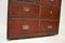 Leather Bound Military Campaign Chest of Drawers, 189s 12