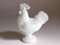 Large Zoomorphic Rooster Sugar Bowl in Opaline from Portieux France, 1890s 11