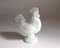 Large Zoomorphic Rooster Sugar Bowl in Opaline from Portieux France, 1890s 1