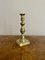 Large Antique Victorian Brass Candlesticks, 1860, Set of 2 2