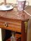 Table de Chevet Vintage avec Bronze Doré, 1940s 12
