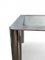 Vintage Italian Table in Chromed Metal and Glass, 1960s 4