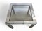 Vintage Italian Table in Chromed Metal and Glass, 1960s, Image 3
