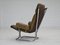 Norwegian Armchair in Leather, Chrome Steel, Teak Wood & Canvas by Harald Relling for Westnofa, 1970s 2