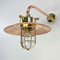 Japanese Cast Brass and Copper Wall Light, 1970s 4