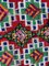 Marokkanischer roter Boucherouite Berber Baumwollteppich, 2000er 8