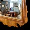 Specchio vintage in legno di noce, anni '20, Immagine 4