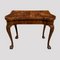 Antiker klappbarer Spieltisch aus Nussholz, 1900 1