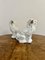 Large Antique Victorian Seated Staffordshire Spaniel Dogs, 1880, Set of 2 2