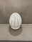 Kleine Weiße Tischlampe aus Muranoglas, 1960er 4