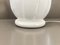 Kleine Weiße Tischlampe aus Muranoglas, 1960er 3