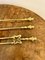 Antique Victorian Brass Fire Irons, 1880, Set of 3 4