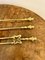 Antique Victorian Brass Fire Irons, 1880, Set of 3, Image 4