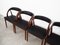 Danish Teak Chairs from Orte Mobelfabrik, 1970s, Set of 4 8