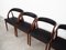Danish Teak Chairs from Orte Mobelfabrik, 1970s, Set of 4, Image 8