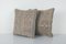 Turkish Anatolian Square Rug Handmade Cushion Covers, Set of 2, Image 2