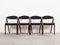 Danish Teak Chairs by Kai Kristiansen, 1970s, Set of 4 2