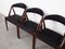 Danish Teak Chairs by Kai Kristiansen, 1970s, Set of 4, Image 3