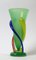 Multicolored Swirl Murano Glass Vase, 1980s 12